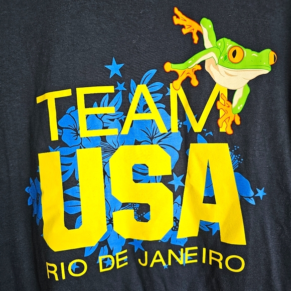 Team USA Rio De Janeiro Olympic Team Apparel T-Shirt 100% Cotton Size XL - Picture 7 of 10